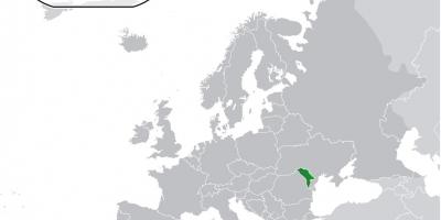 Moldova kartta - Kartat Moldova (Itä-Eurooppa - Eurooppa)